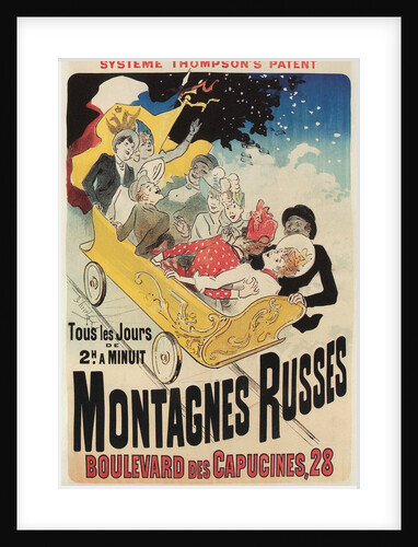 French Roller Coaster Poster by Anonymous