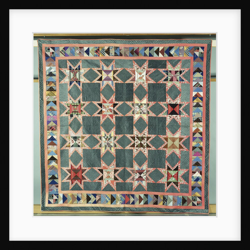 An Ohio star coverlet by Anonymous