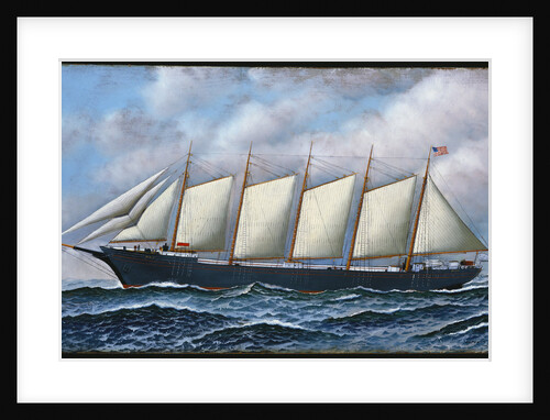 The Schooner Diria by Antonio Jacobsen