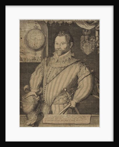 Portrait of Sir Francis Drake by Jodocus Hondius