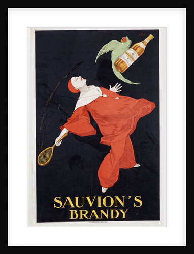 Sauvion's Brandy poster by J Stall