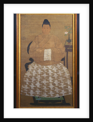 A Seated Lady Wearing Robes by Anonymous