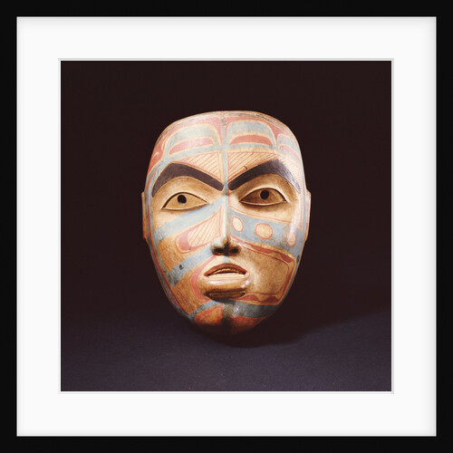 A Haida portrait mask by Anonymous
