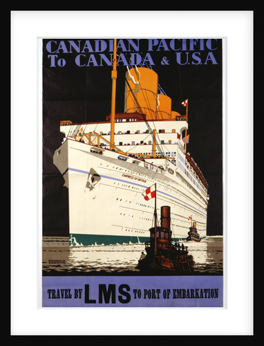 Canadian Pacific to Canada & USA by Kenneth Shoesmith