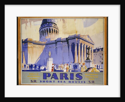 Paris Short Sea Routes poster by Frederick Griffin