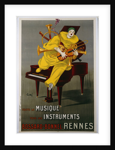 Toute la Musique, Tous les Instruments poster by Betto Lotti