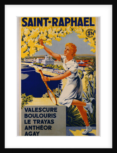 Saint-Raphael, SNCF poster by J Munier