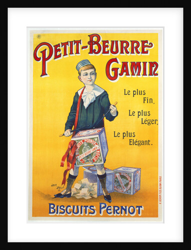 Petit-Beurre Gamin poster by Jack Abeille