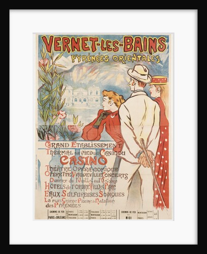 Vernet-Les-Bains by Theophile Alexandre Steinlen