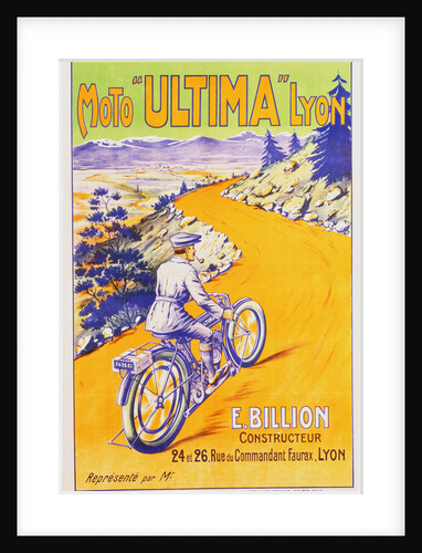 Moto 'Ultima' Lyon poster by Anonymous