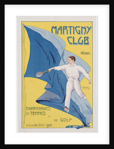 Martigny Club poster by M Tremblay