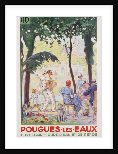 Pougues-Les-Eaux poster by F Jonas