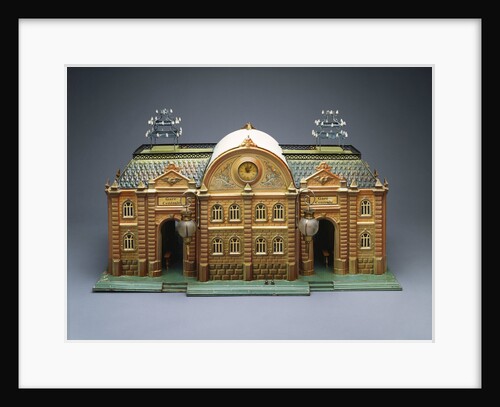 A Marklin hand-painted 'Gare Centrale' major railway station, circa 1910 by Anonymous