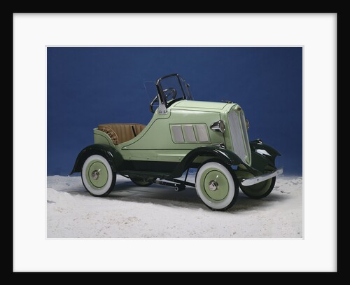 A Lincoln Continental pedal car by Anonymous