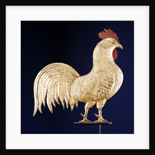 19th century rooster weathervane by Anonymous