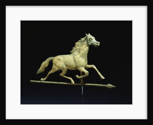 Galloping horse weathervane by Anonymous