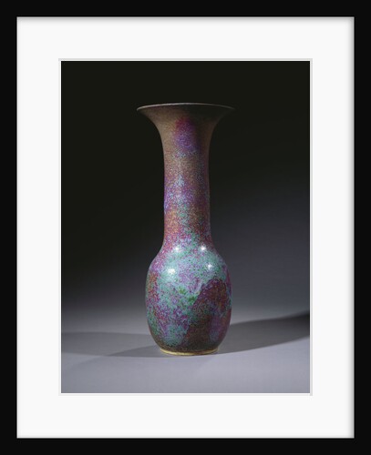 A monumental Ruskin high fired vase by Anonymous