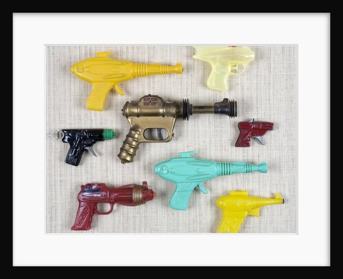 A collection of toy ray-guns by Anonymous