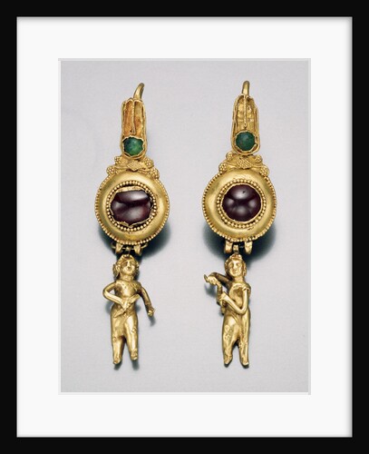 A pair of Hellenistic gold earrings by Anonymous