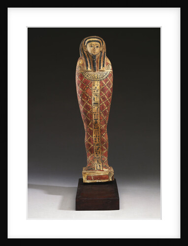 An Egyptian figure of Osiris by Anonymous