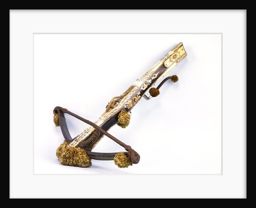 A fine German crossbow by Anonymous