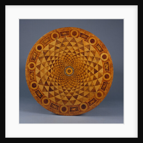 A Louis XVIII ormolu-mounted burr-elm and marquetry centre table by Anonymous