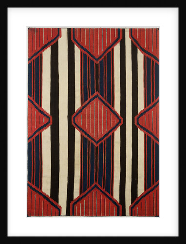 A classic Navajo chief's wearing blanket, 19th Century by Anonymous