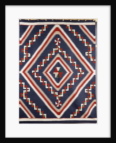 A Navajo Germantown Blanket by Anonymous