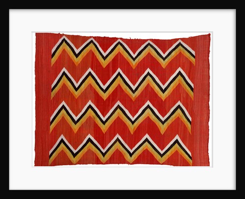 A Navajo transitional wedgeweave blanket by Anonymous