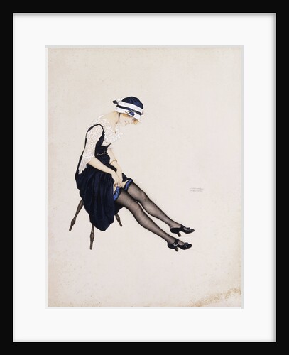 The Garter by Raphael Kirchner