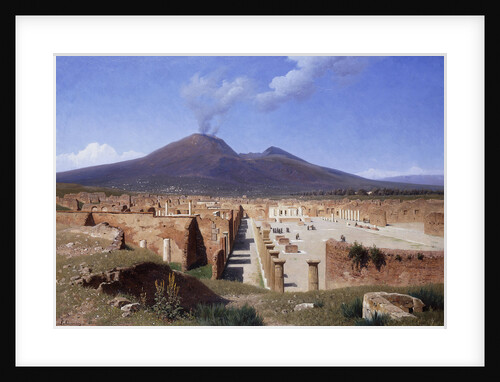 Vesuvius from Pompei by Louis Spangenberg