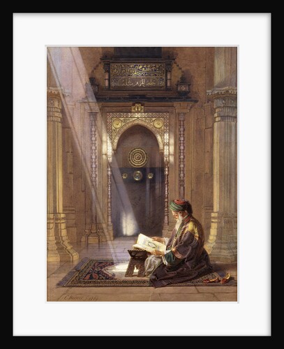 In the Mosque by Carl Friedrich Heinrich Werner
