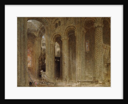 The Sermon (Durham Cathedral) by Albert Goodwin