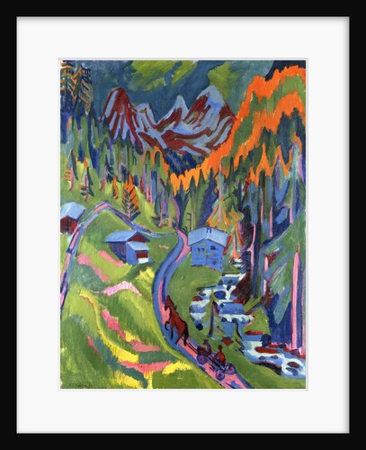 Sertig Path in Summer by Ernst Ludwig Kirchner