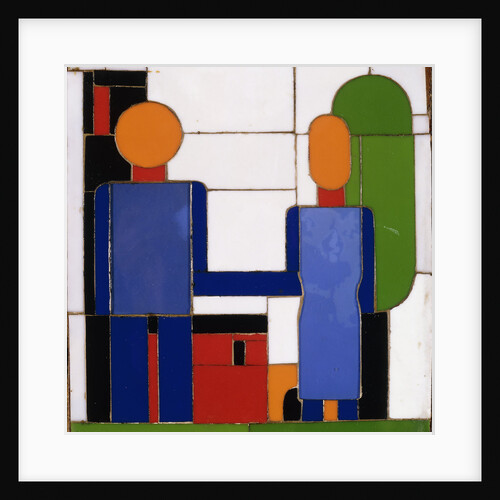 Man and Woman with Intersecting Arms by Franz Wilhelm Seiwert