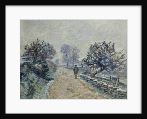 Crozard Road, Little Fog and Frost by Armand Guillaumin
