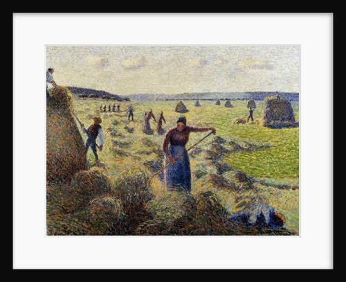 Harvesting Hay, Eragny by Camille Pissarro