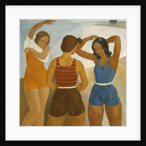 Three Bathers at Lake Balaton by Karoly Patko