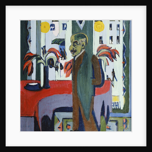 Max Liebermann in his Studio by Ernst Ludwig Kirchner