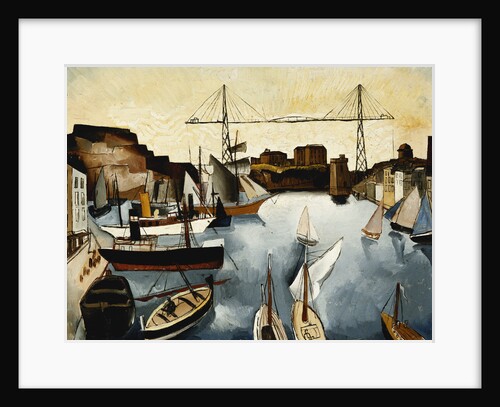Marseilles Harbour by Christopher Wood