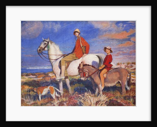 Hilda and Mary at Studland Bay, Dorset by George Spencer Watson