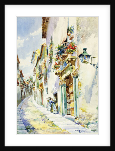 A Street Scene, Toledo by Enrique Marin Higuero