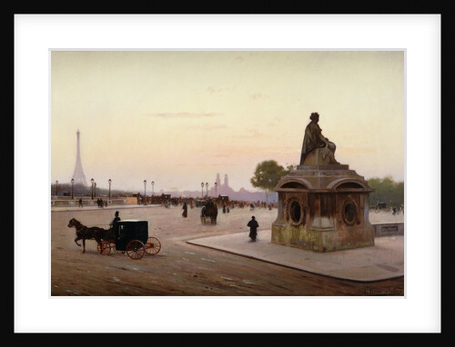 La Place de la Concorde, Paris by J Ferrer y Palleja