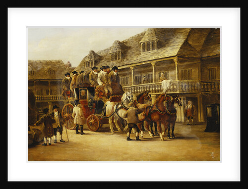 Boarding the Coach to London by John Charles Maggs
