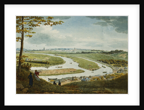 A View of Paris and the Seine from Saint-Cloud by Jean Lubin Vauzelle