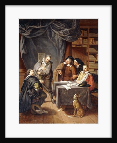 The Preparation of Wedding Contracts by Jan Josef Horemans the Younger