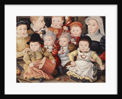 Group Portrait of Children by Ludger Tom Ring the Younger