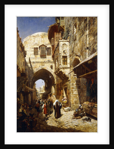Davidstrasse, Jerusalem by Gustave Bauernfeind