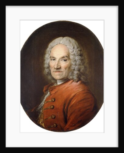 Portrait of Jean-Louis Lemoyne in a Red Coat by Louis M Tocque