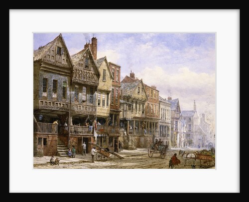 Watergate Street, Chester, Looking West by Louise Rayner